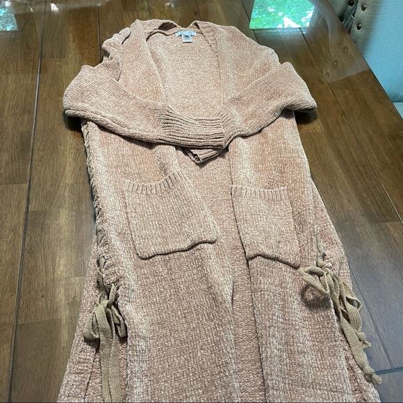 Last One โ๏ธ Chenille Cardigan Duster w Pockets - Picture 7 of 7